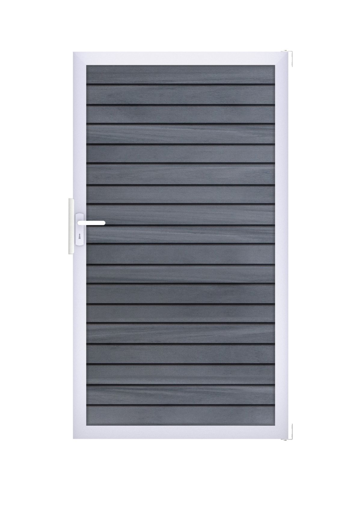 GroJa Solid Rhombus Einzeltor Rahmen Aluminium EV1 1000 x 1800 mm