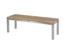 Vorschaubild Diamond Garden Bank SALERNO, Edelstahl gebürstet / Recycled Teak