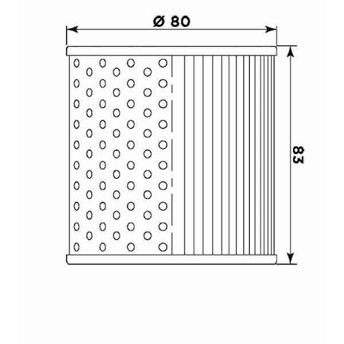 MIW Ölfilter K2001 Papierfilter (OEM-Qualität)
