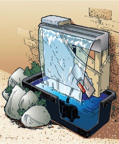 Ubbink Design Wasserfall Niagara LED Set 60 cm