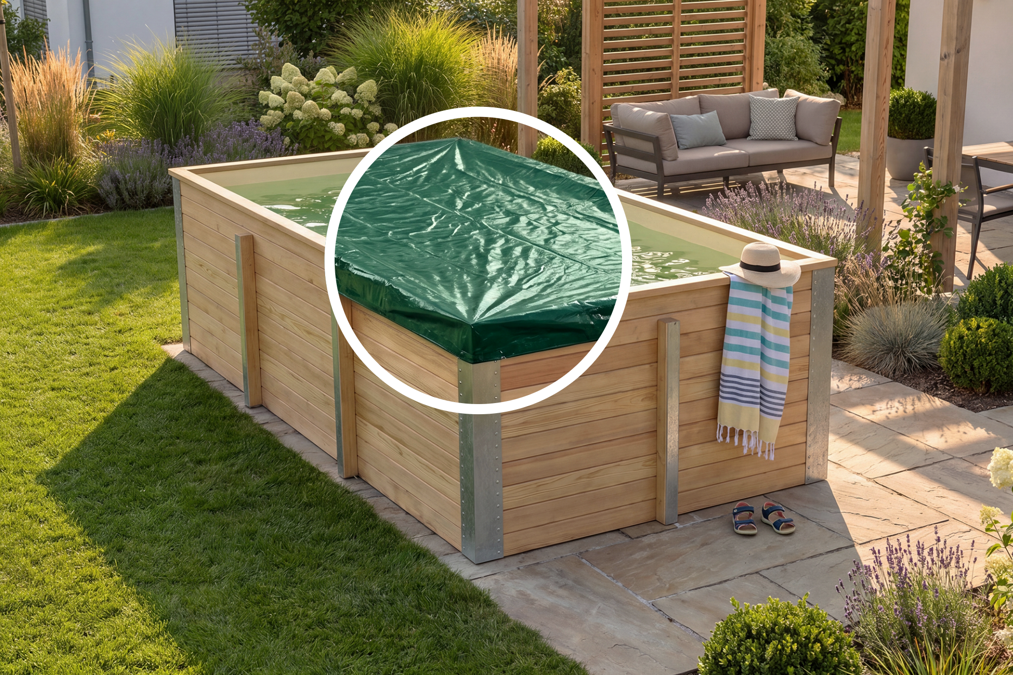 Weka Abdeckplane für Pool
