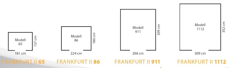 Pergart Metallgerätehaus Frankfurt II 65 - 86 - 911 - 1112