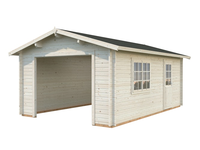 Palmako Garage Roger 19,0 m² - 44 mm - ohne Tor