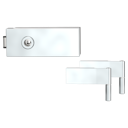 Vorschaubild Griffwerk PURISTO 1.0 -Edelstahl poliert Ganzglastürbeschlagset -2-teiliger Bandsatz -ohne Griff -UV