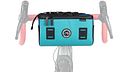 Vorschaubild CONTEC Lenkertasche Urban Nomad Front 4.2 ocean turquoise / midnight blue