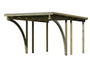 Vorschaubild Karibu Carport Einzelcarport Eco 1/2 - kesseldruckimprägniert