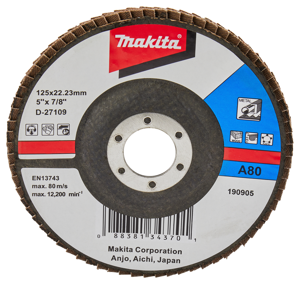 Makita Fächerschleifsch. 125mm A80 D-27109