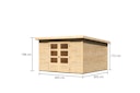 Vorschaubild Karibu Woodfeeling Gartenhaus Stockach 2/3/4/5 - 19 mm