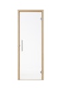 Vorschaubild Infraworld Saunatür Exklusiv 1/2/3 und Large mit Holzrahmen und Türgriff - 8 mm ESG (ohne Schwelle)