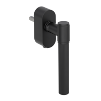 Griffwerk Fenstergriff VAYA 136 ARIS Graphitschwarz L 7x40