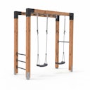 Vorschaubild EXIT Holz-Monkeybar Linea Robust 110 mit Doppelschaukel