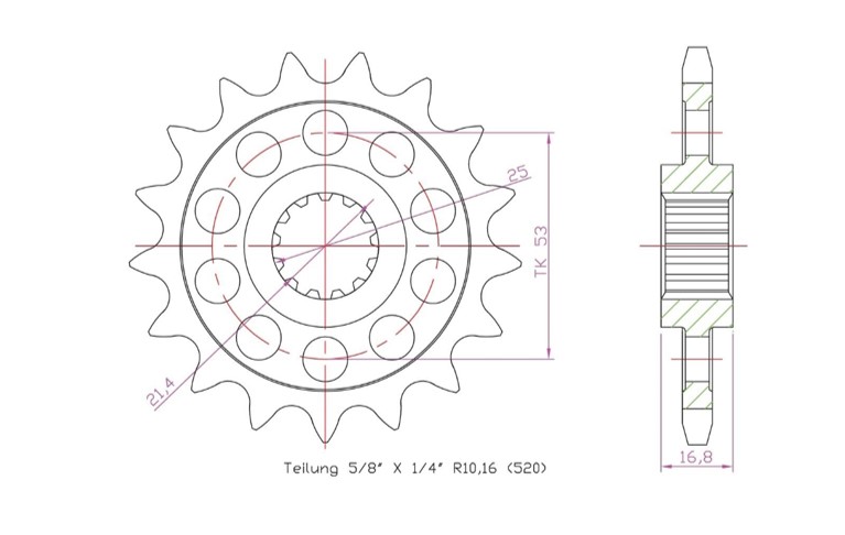 Esjot Antriebsritzel 32172