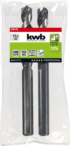 kwb Akku Top HI-NOX HSS Bohrer 13 mm TÜ 258130