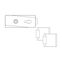 Vorschaubild GRIFFWERK Ganzglastürbeschlagset JETTE VISION 3-tlg.-Edelstahl matt
