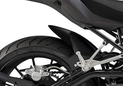 BODYSTYLE Hinterradabdeckungsverlängerung ABS Kunststoff schwarz-matt für BENELLI TRK 502, TRK 502 X