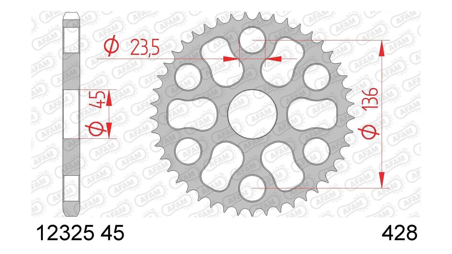 Afam Kettenrad 12325