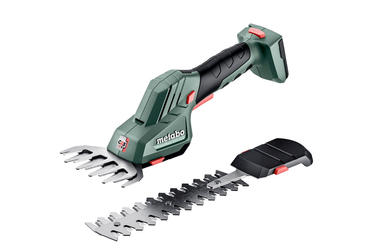 Metabo Akku-Gras-/Strauchschere PowerMaxx SGS 12 Q ohne Akkupack ohne Ladegerät, metaBOX 145