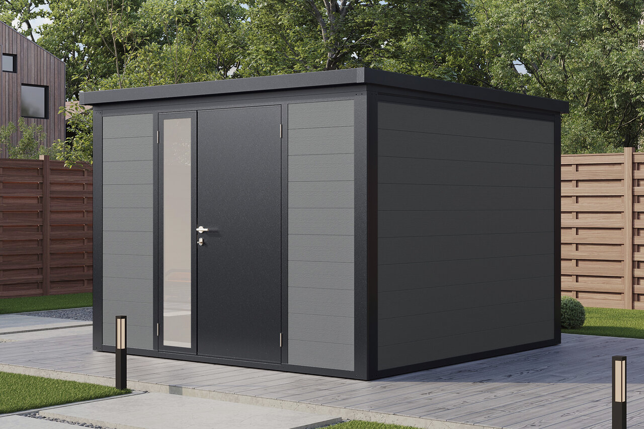 Wolff Finnhaus WPC Gartenhaus Asger - 19 mm 200 x 200 cm (Asger 2020)