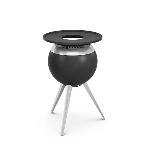 höfats MOON 45 Plancha-Grillset mit hohem Fuß
