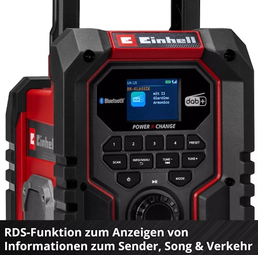 Einhell Akku-Radio TE-CR 18 Li DAB+/FM/BT - Solo 3407995