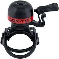 CONTEC Miniglocke Mini Bing schwarz/rot