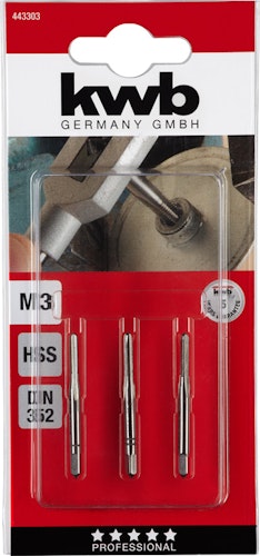 kwb HSS GW-Bohrersatz 3-tlg M 3 SB 443303