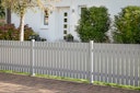 TraumGarten Alu-Vorgartenzaun Squadra auf Maß