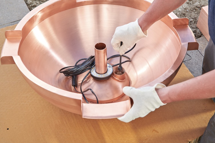 Oase Kupferschale Rund 90