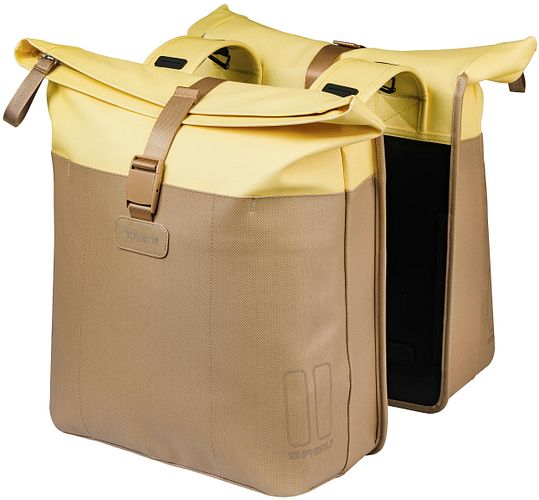 Basil Doppeltasche Vive beige/gelb