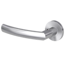 Vorschaubild Griffwerk Türgriff smart2lock 2.0 LORITA PROFESSIONAL Schraubtechnik -Edelstahl matt Griffpaar mit Drückerrosetten