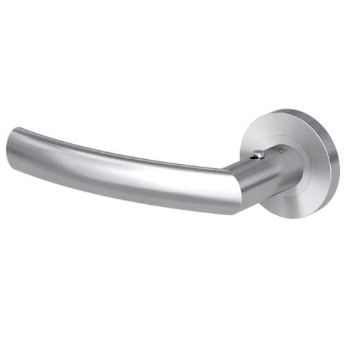 Griffwerk Türgriff smart2lock 2.0 LORITA PROFESSIONAL Schraubtechnik -Edelstahl matt Griffpaar mit Drückerrosetten