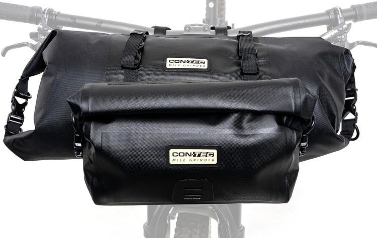 CONTEC Lenkertasche Mile Grinder Front schwarz