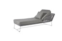 Vorschaubild Diamond Garden Daybed MILOS rechts, Edelstahl Dunkelgrau / Rope Dunkelgrau / Sunproof (100 % Polypropylen)