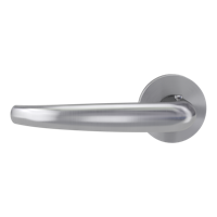 Griffwerk VAYA 194 ALDA fast2fix Fast2Fix Rosetten rund smart2lock Edelstahl matt L