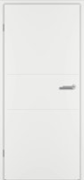 Prüm Zimmertürblatt ROYAL mit 2 waagerechten Querstreifen RAL 9016 Weißlack TB RY-433 RS