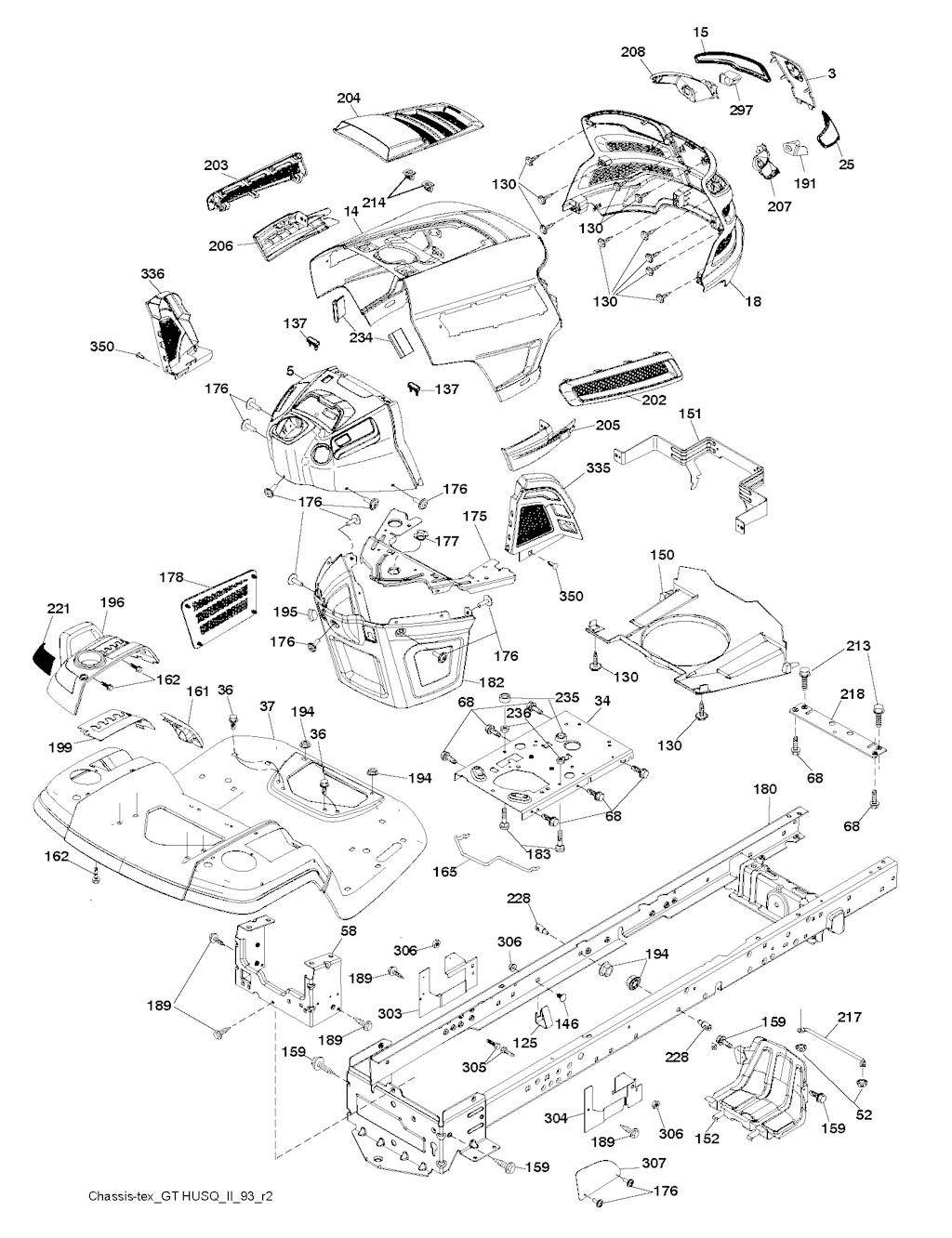 Explosionszeichnung Ersatzteile