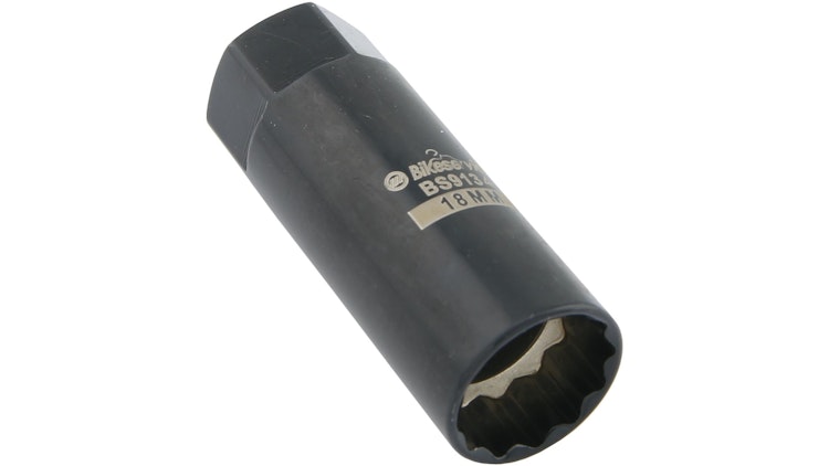Bikeservice Steckschlüsseleinsatz Extra Thin 18 mm, Bi-Hex 12-kant