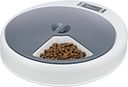 Vorschaubild TRIXIE Futterautomat TX4+1, 5 × 0,25 l/34 × 6 × 39 cm, weiß/grau