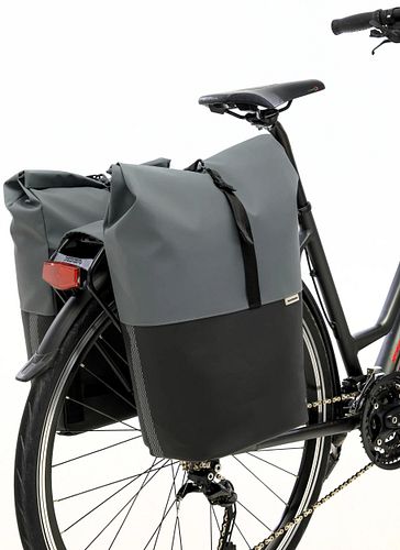 New Looxs Doppeltasche Nyborg Double grau/schwarz dark grey black