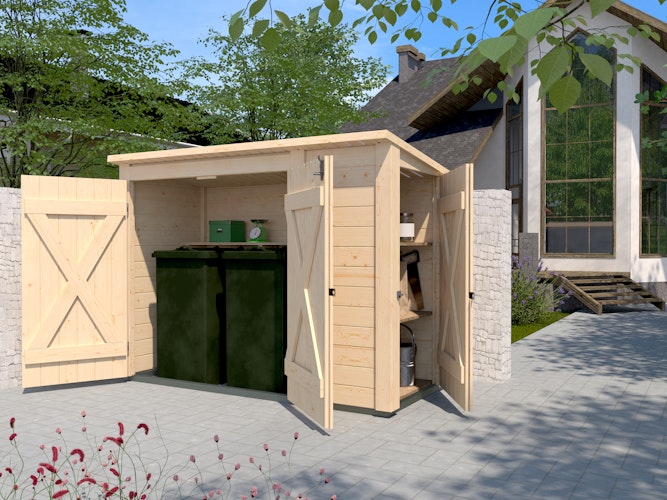 Weka Garten[Q] Multibox 367 mit Regalsystem - 21 mm