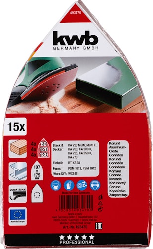 kwb 12 Q-STICK B+DMult SparPack 493470