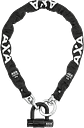 Vorschaubild Axa Kettenschloss Loop 110 cm schwarz