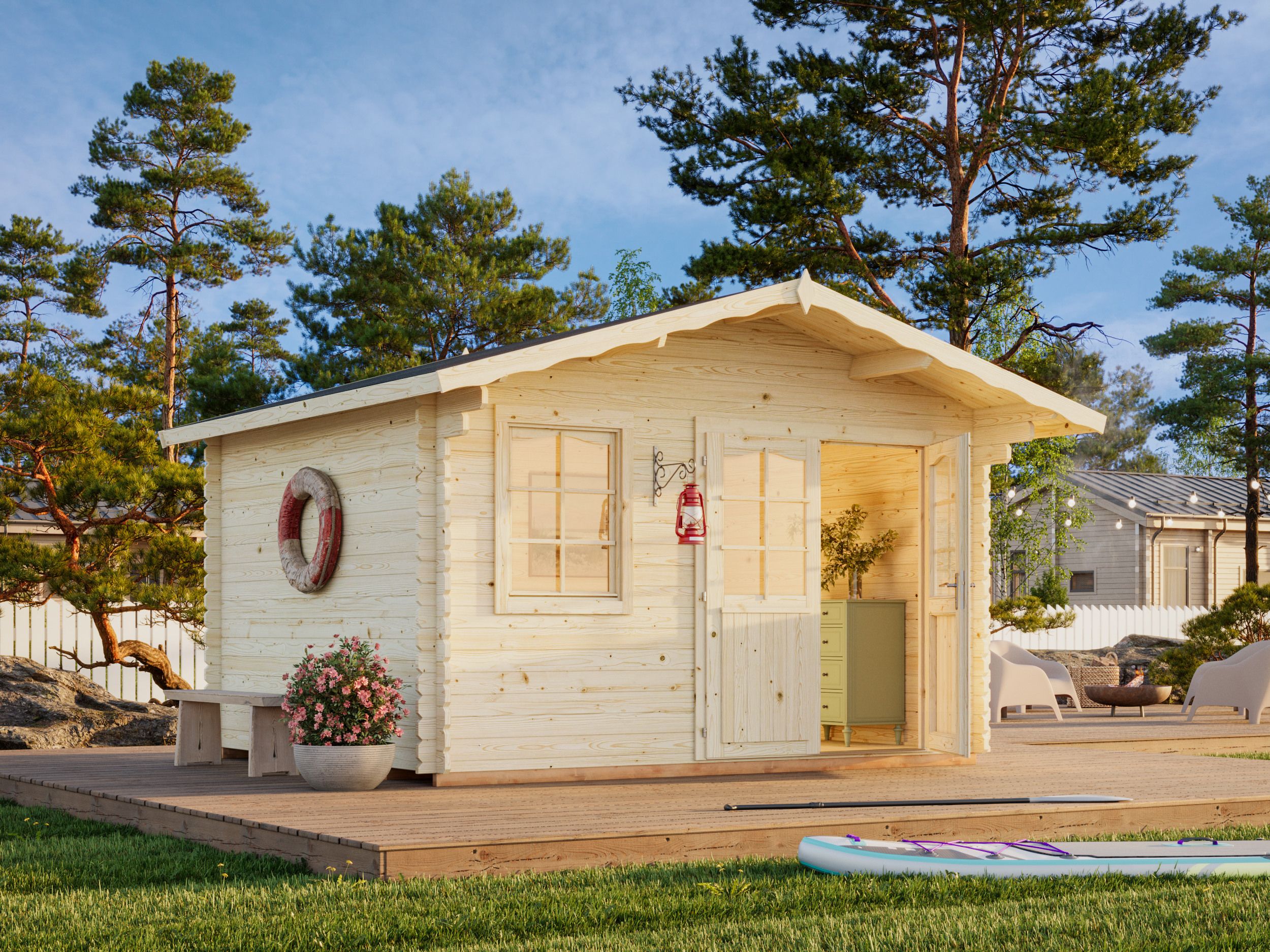 Palmako Gartenhaus Emma 10,4 m² - 34 mm
