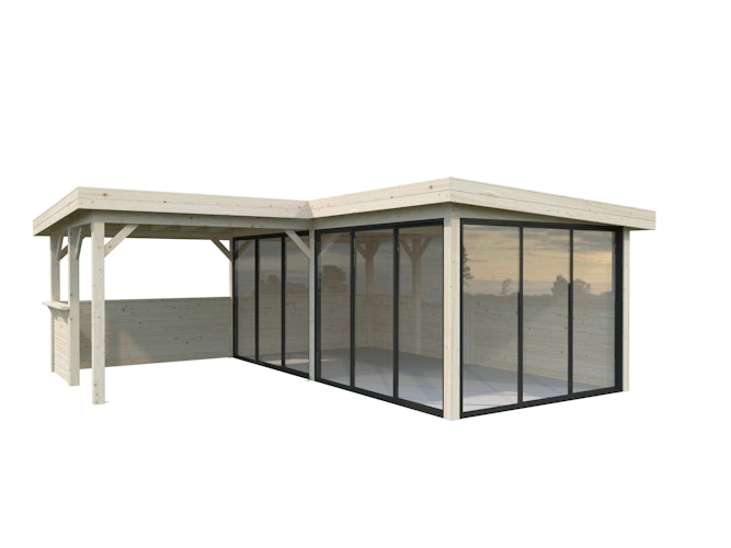 Palmako Carport/Pavillon Connect Lenna 24,9 m² Set 423 Slide