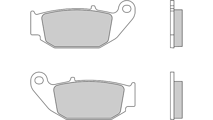 Brembo Bremsbelag Typ CC, Carbon/Keramik mit ABE, Bremsbelag "07HO61"