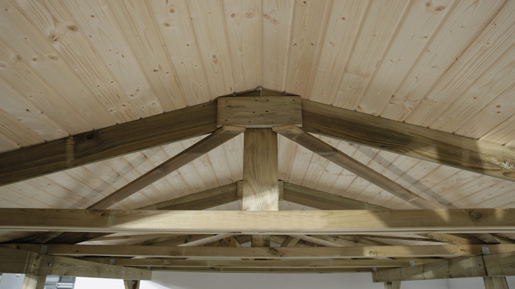Weka Satteldachcarport 611 (Holzcarport)