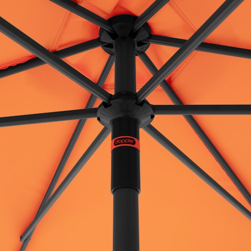 doppler Mittelmastschirm myZONE 300 Push up, Aluminium Anthrazit / 100 % Polyester 180 g/m²