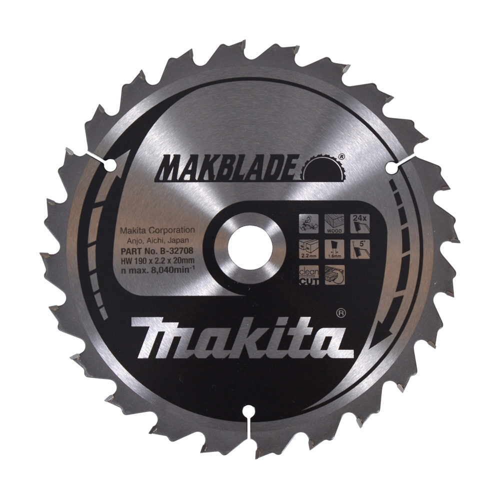 Makita MAKBLADE Sägeb. 190x20x24Z B-32708