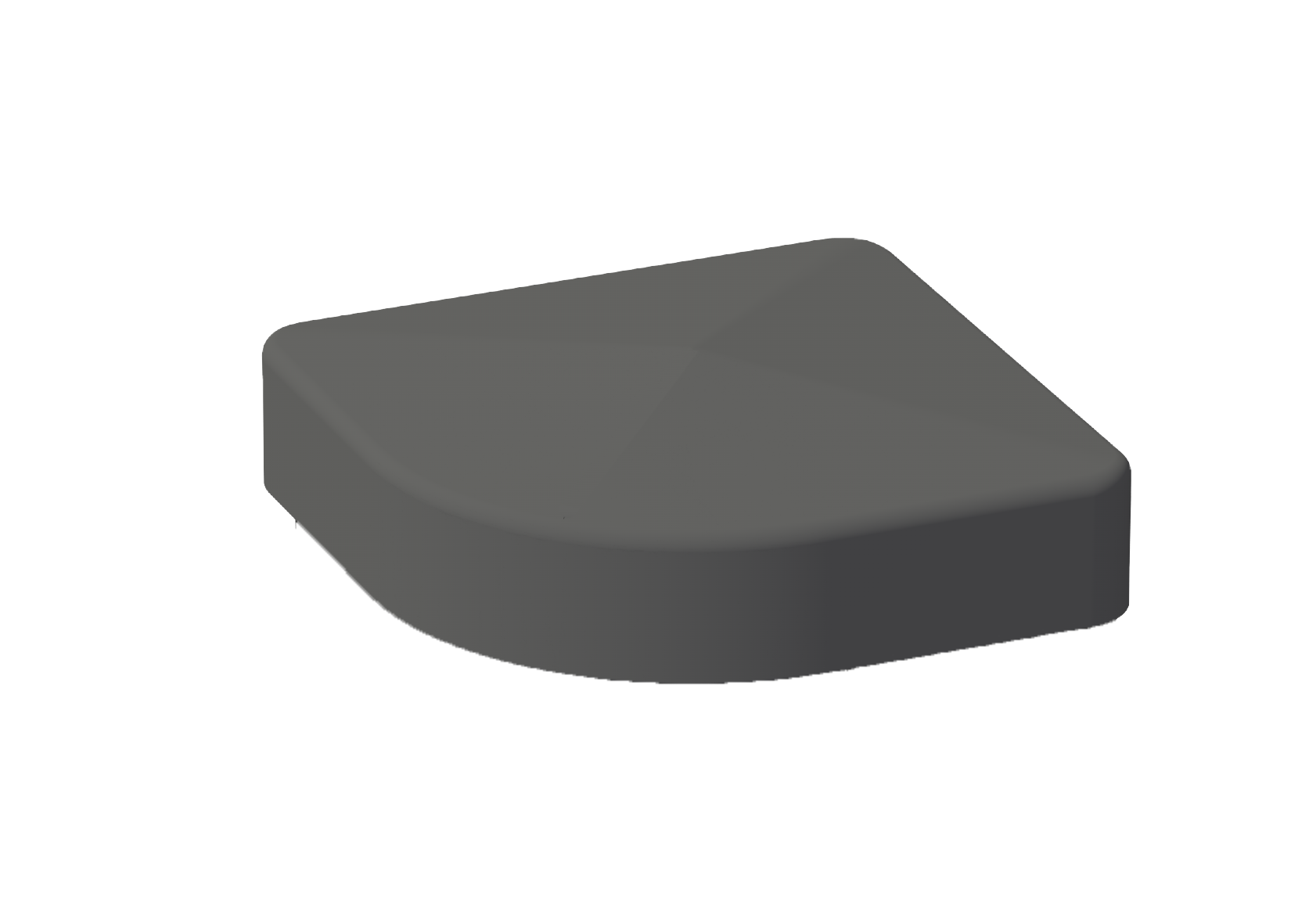 GroJa Stecksystem Alu-Eckpfostenersatzkappe 7 x 7 Anthrazitgrau