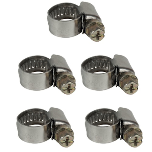 Einhell Kompressoren-Zubehör Schellen-Set, 8-12 mm, 5 Stück 4139670